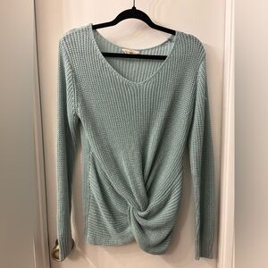 Entro Light Blue Knit Sweater